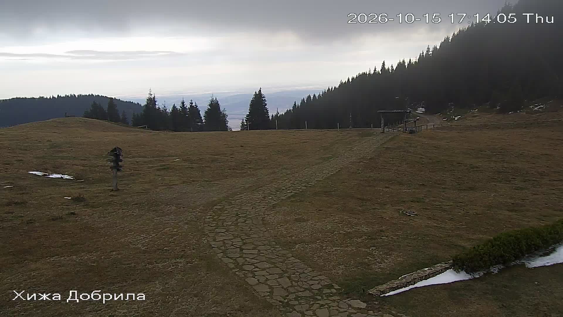 Preview кадър от уеб камерата на хижа Добрила в Стара планина
